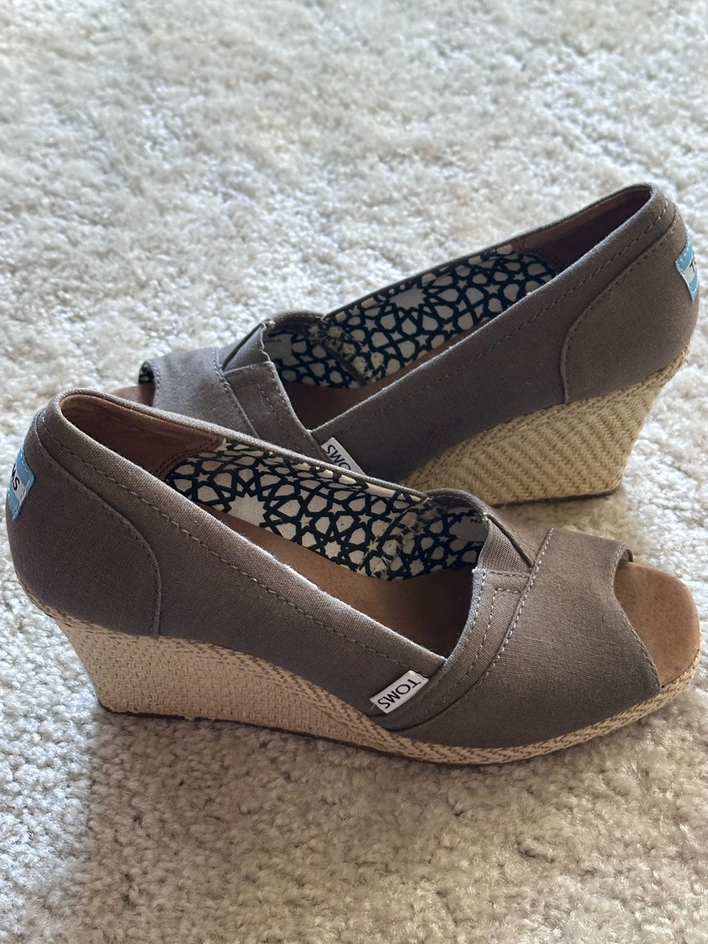 TOMS - Open-Toe Wedge Sandals